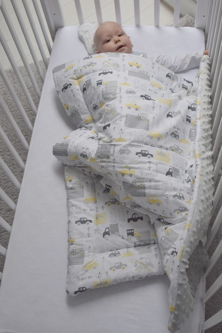 MimiNu, prześcieradło frotte z gumką, jasnoniebieskie, 70-140 cm