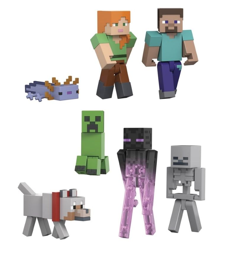 Minecraft, Moby, zestaw figurek