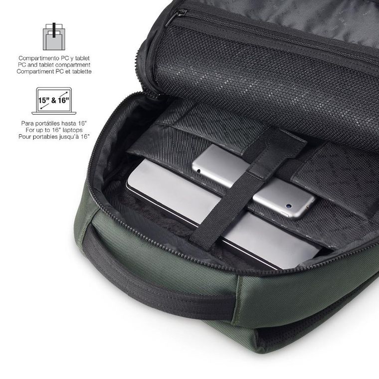 Miquelrius, Back To Work, plecak, zielony, 22l