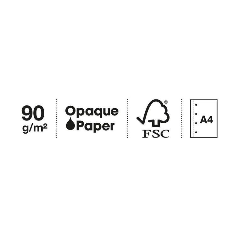 Miquelrius, notebook A4, 80 stron, kratka, sand