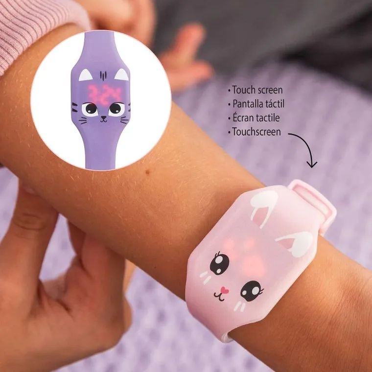 Miquelrius, zegarek cyfrowy, kot