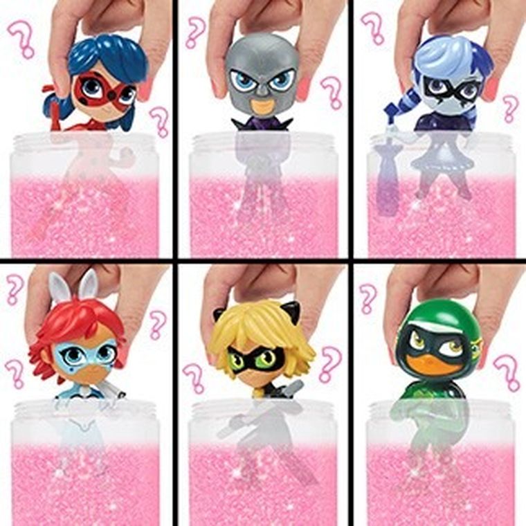 Miraculous: Biedronka i Czarny Kot, Heroez Shake Surprise, zestaw z figurką niespodzianką, 1 szt.