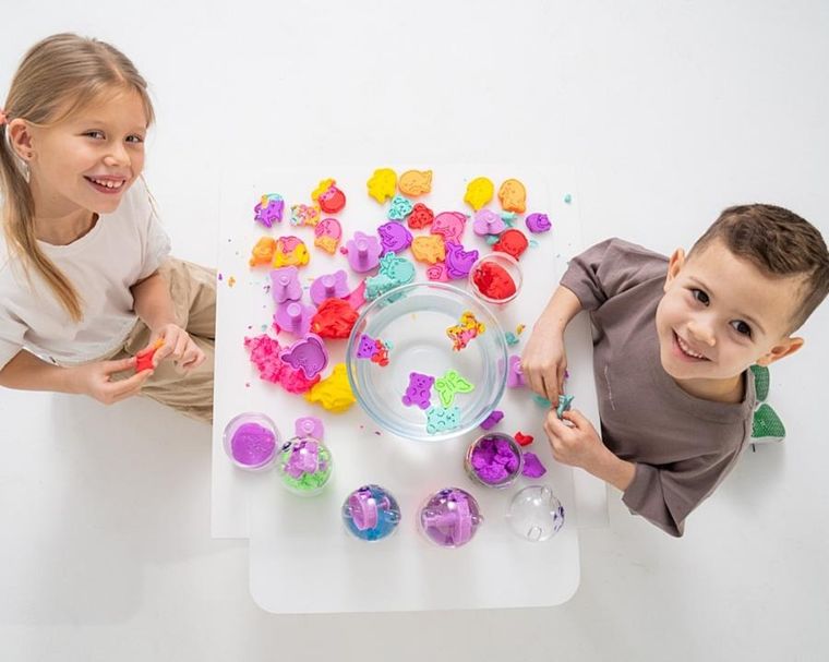 Misiolilna, masa plastyczna, pomarańczowa, 60g + 1 foremka