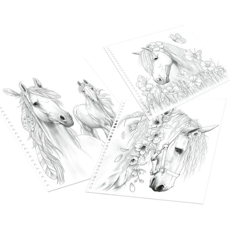 Miss Melody, kolorowanka