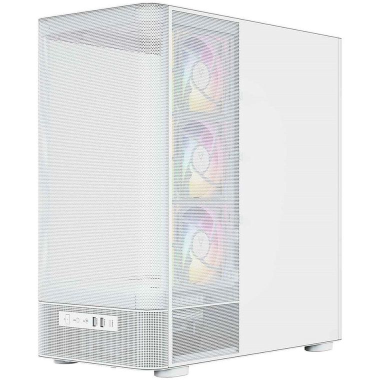 Modecom, Volcano, obudowa komputerowa, AQ400 ARGB MIDI, biała