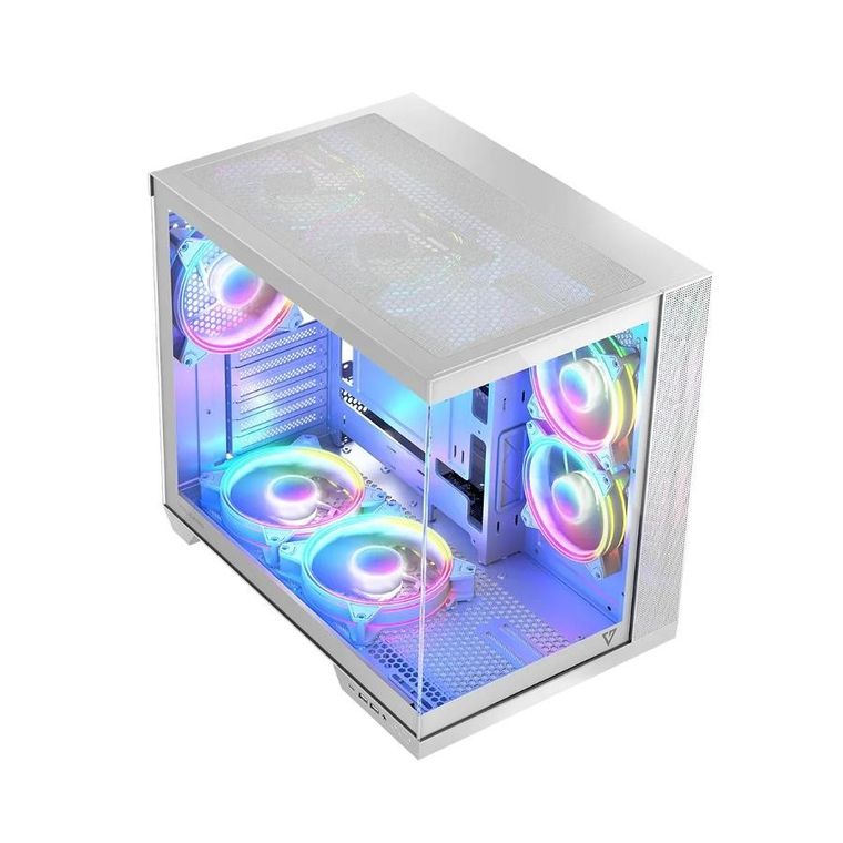 Modecom, Volcno Panorama Midi, obudowa komputerowa, biała