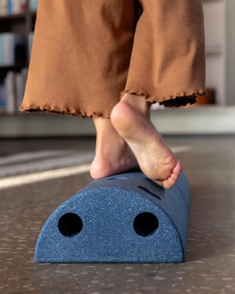 Modu, Kids Stool, sensoryczny blok piankowy, zestaw uzupełniający do klocków aktywizujących, Deep Blue/Sky Blue