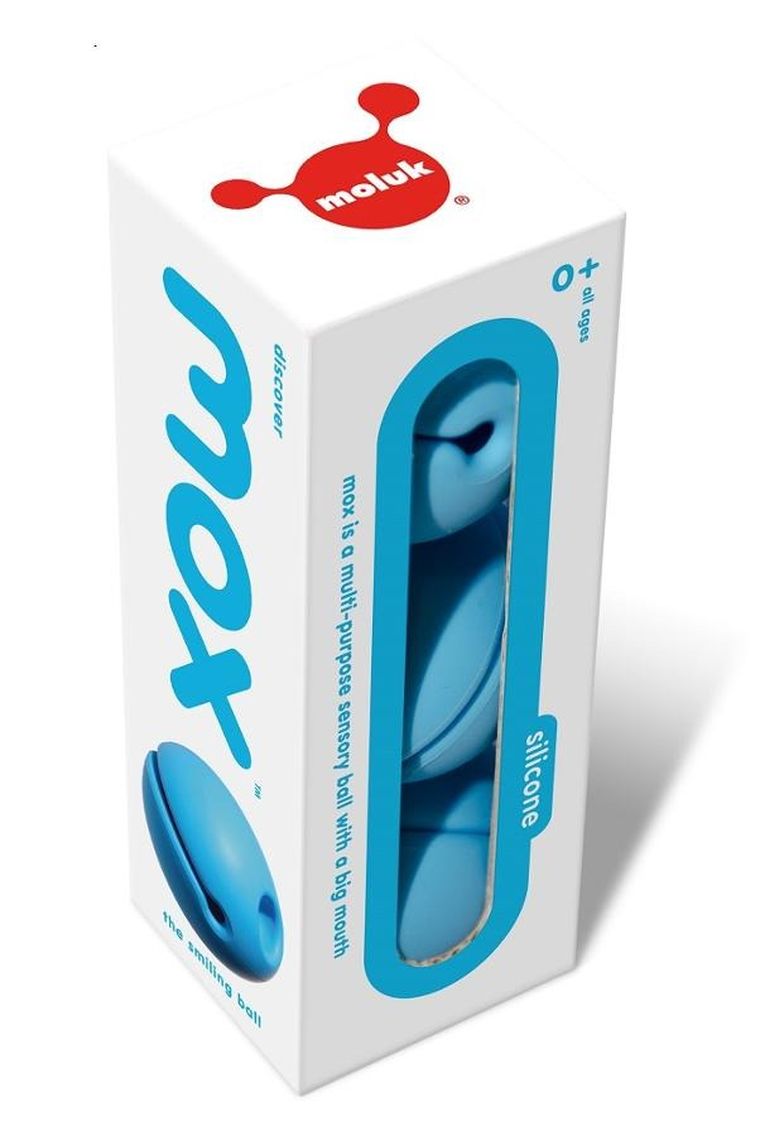 Moluk, Mox, zabawka kreatywna, niebieska, 3 szt.