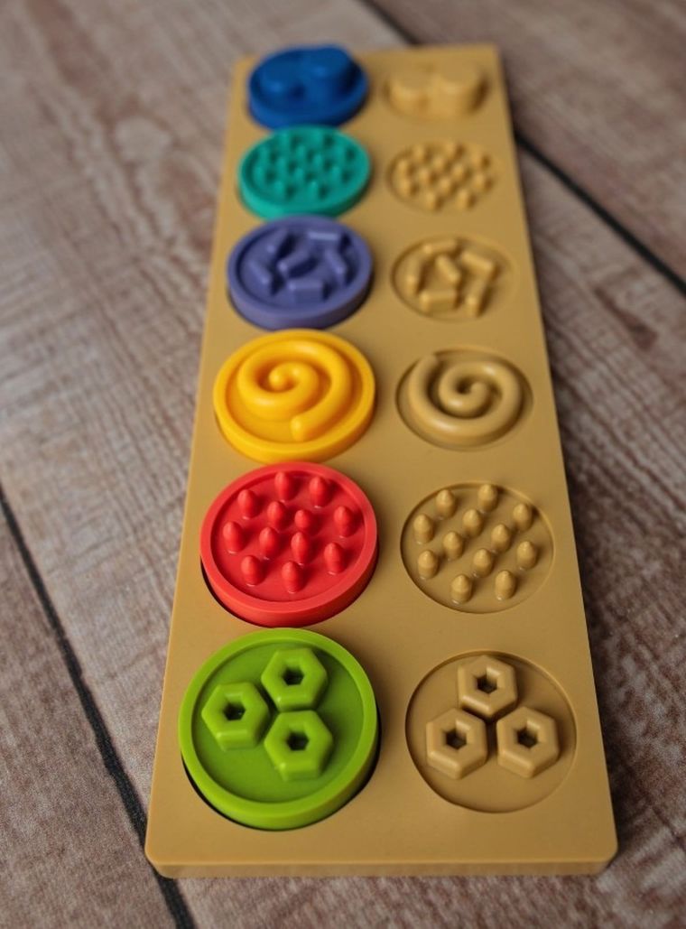 Mom's Care, Kółeczka XL, puzzle sensoryczne