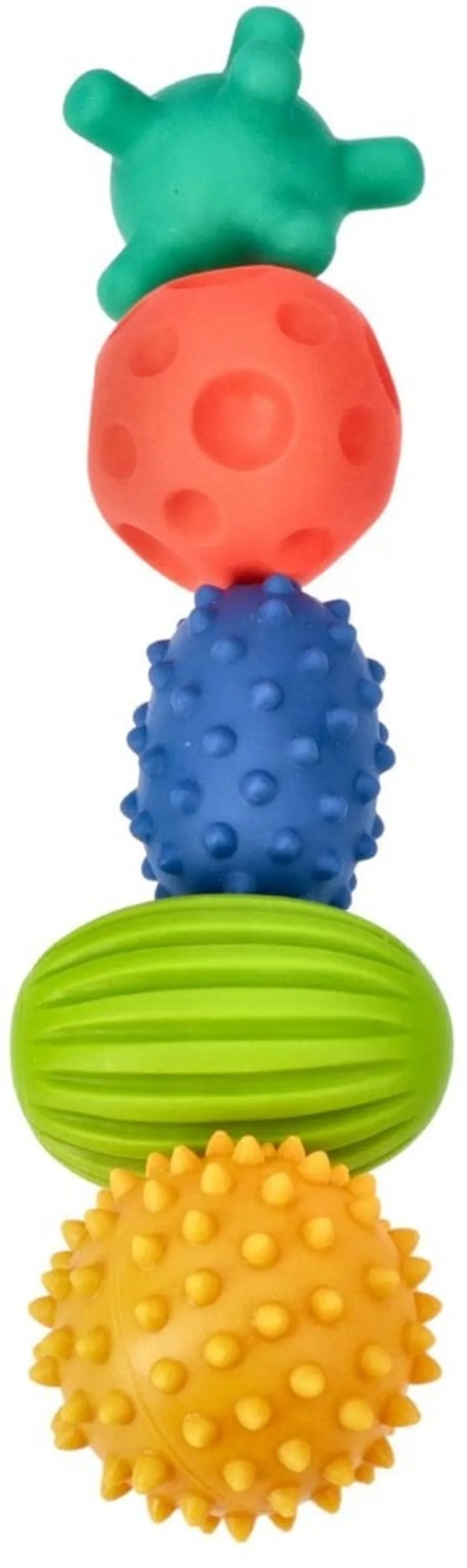 Mom's Care, pastelowe piłeczki sensoryczne, 5 szt.