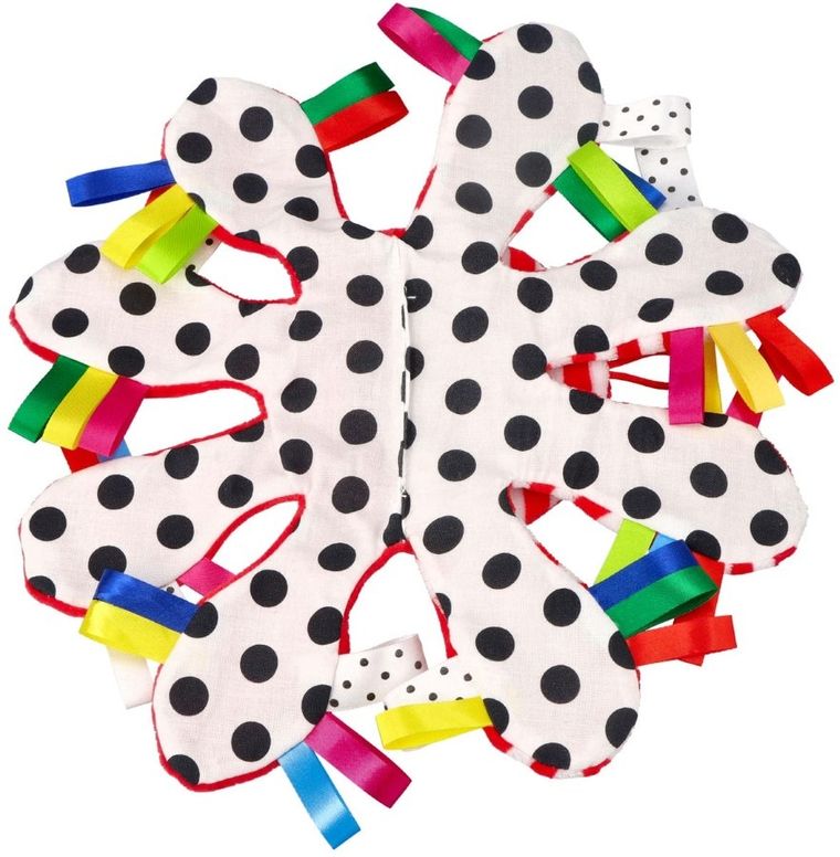 Mom's Care, szeleszcząca ośmiornica, zawieszka, kontrastowa zabawka sensoryczna