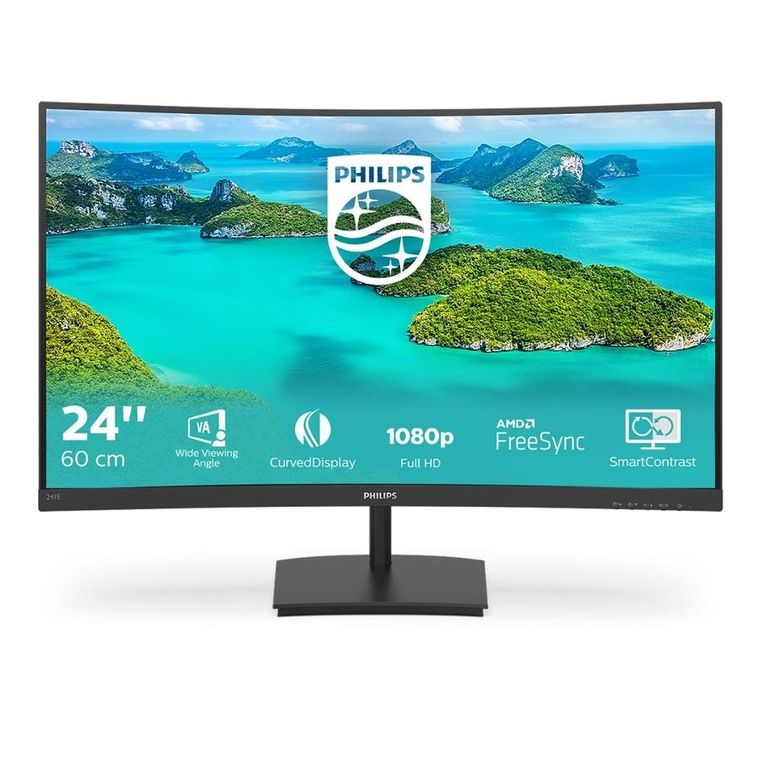 Monitor Philips Led, 23,6", 241e1sca/00