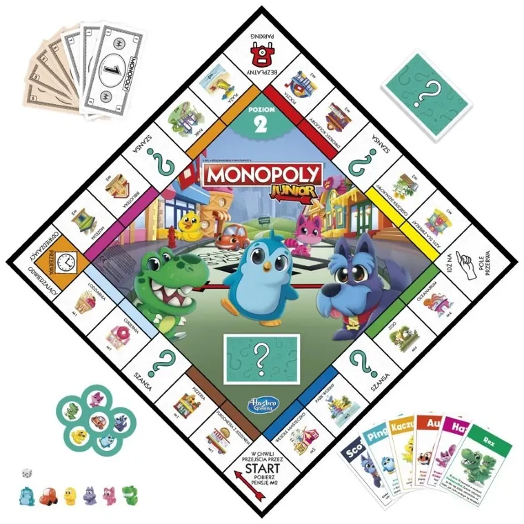 Monopoly Junior, gra familijna 2w1