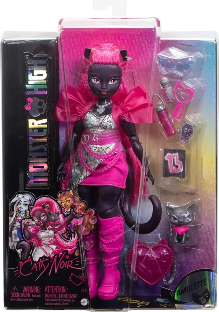 Monster High, Catty Noir, lalka podstawowa z akcesoriami