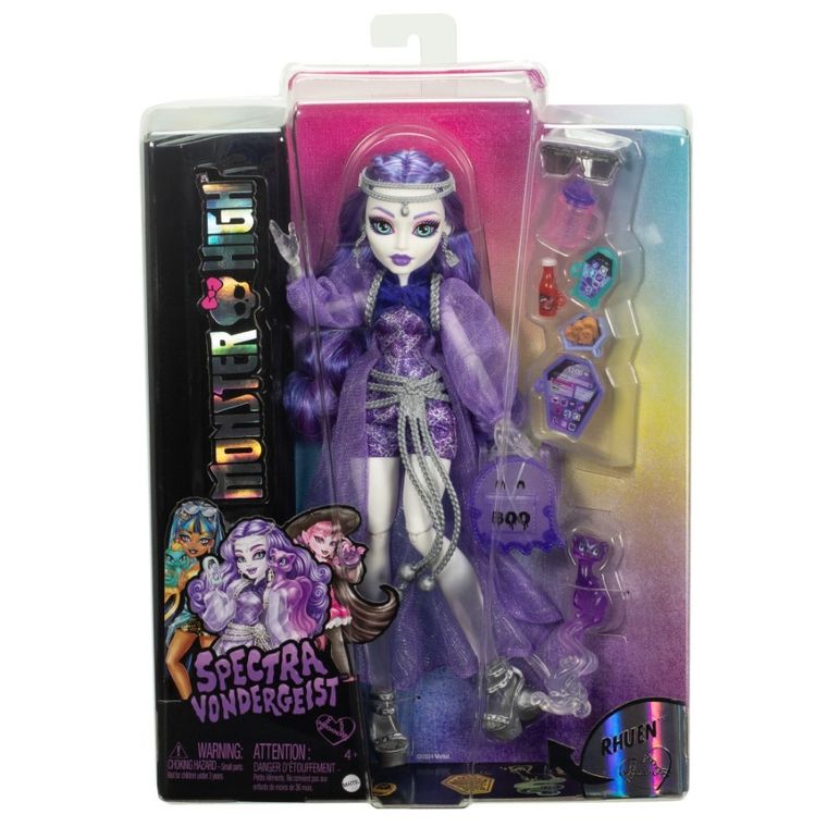 Monster High, Spectra Vondergeist, lalka podstawowa z akcesoriami