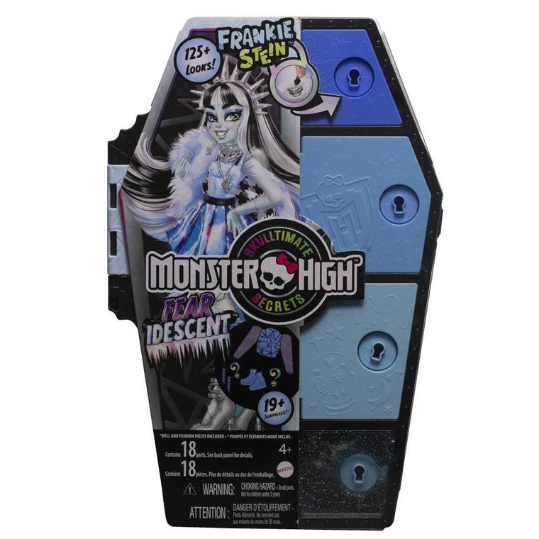 Monster High, Straszysekrety, Frankie Stein - seria błyszcząca, lalka z akcesoriami
