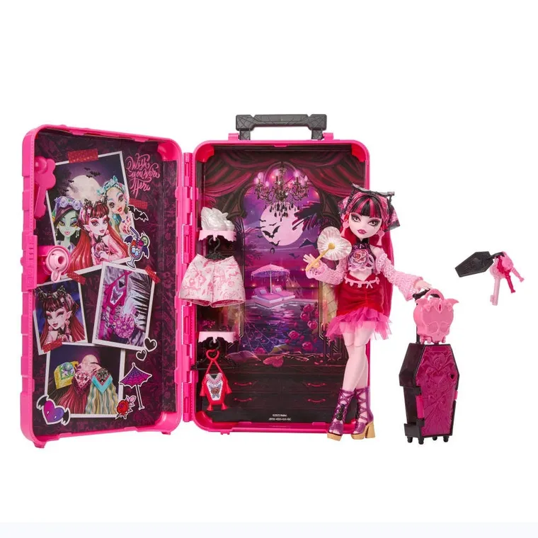Monster High, Straszysekrety Seria 7, Draculaura, lalka i akcesoria