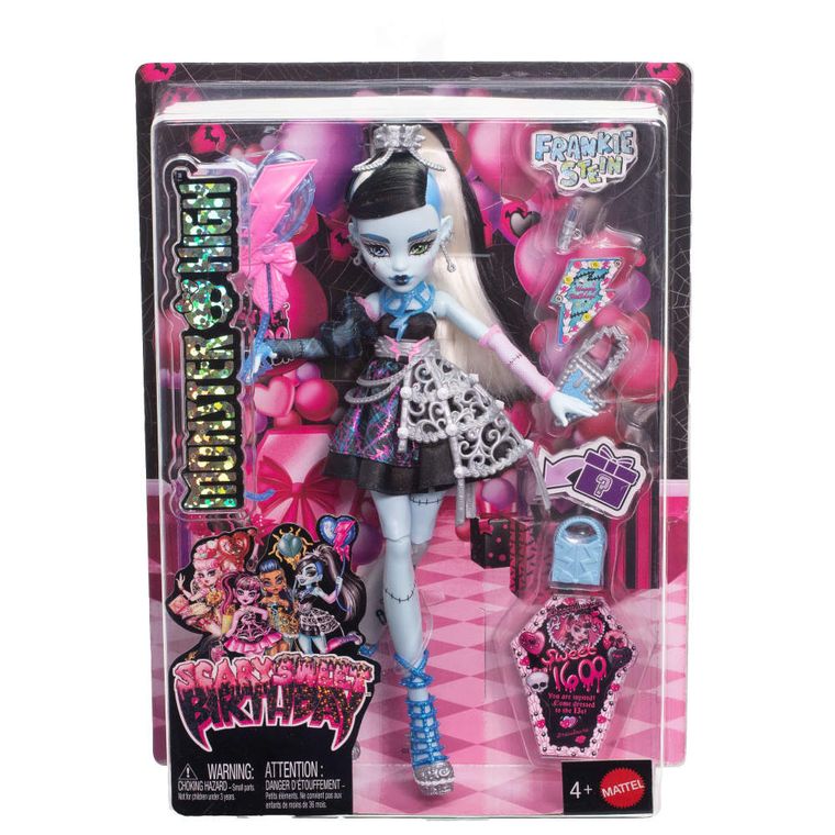 Monster High, Straszysłodkie urodziny, Frankie Stein, lalka