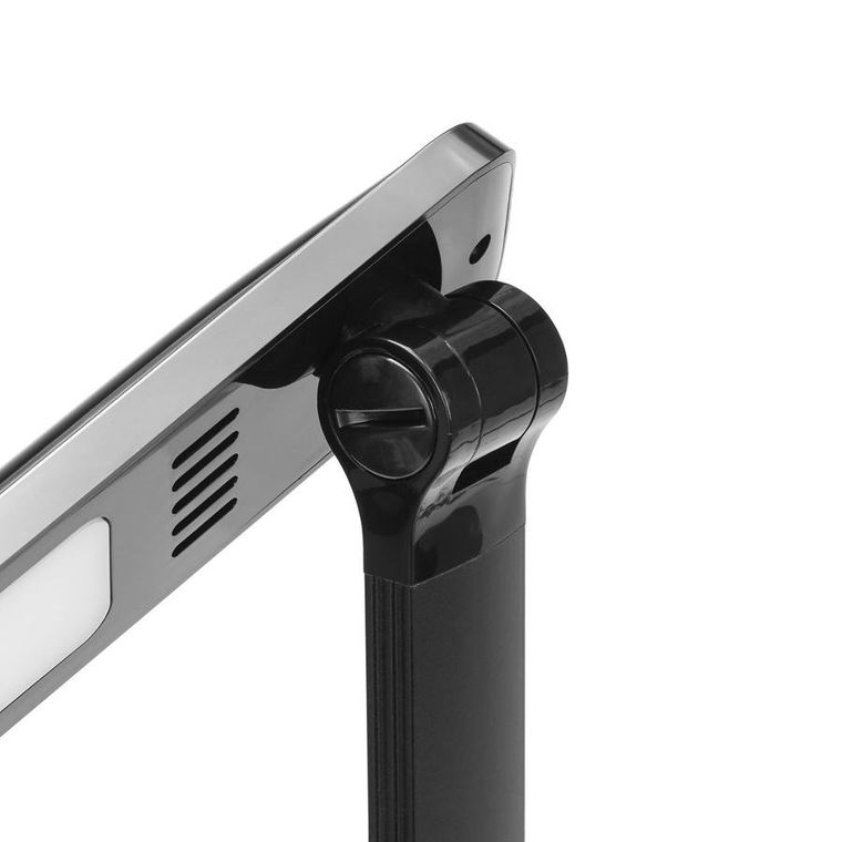 Montis, lampka biurkowa LED, MT042-BK, czarna, 230V + USB