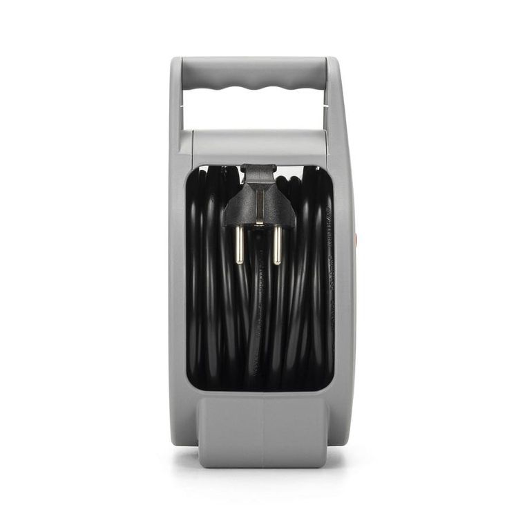 Montis, przedłużacz domowy, zwijany, 2 gniazda, USB, TYPU A+C, 10m, szary, MT188