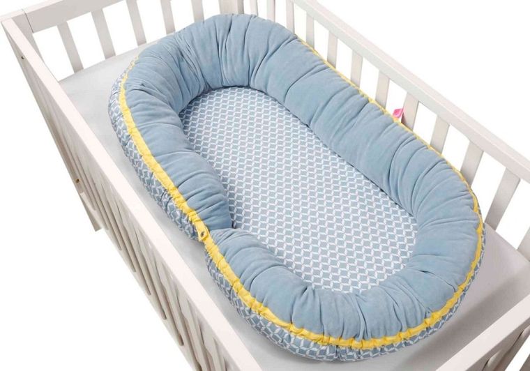 Motherhood, Classics Niebieski, gniazdo niemowlęce, 2w1