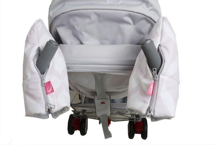 Motherhood, Classics Różowy, woodporne mufki do wózka, 2 szt.