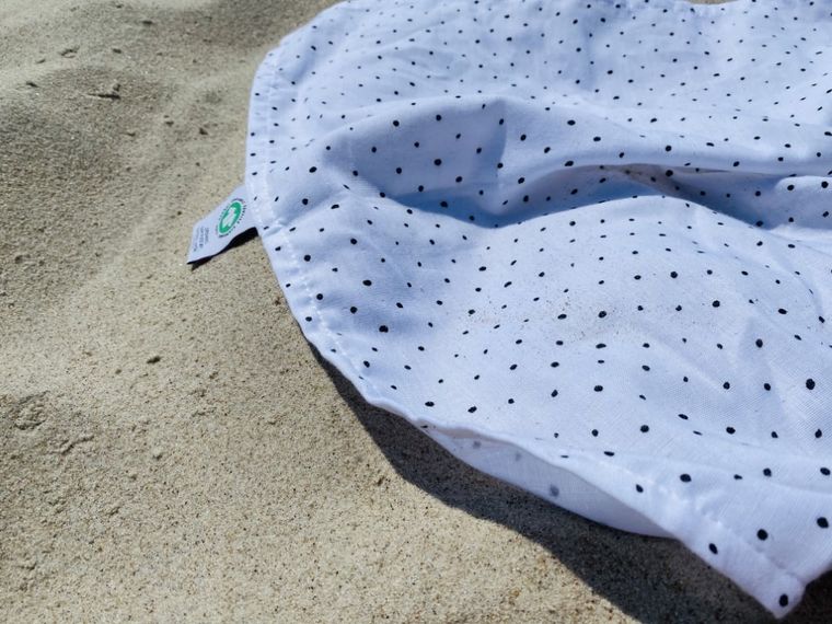 Motherhood, ECO Kropeczki Niebieskie, ręcznik plażowy, 100-175 cm