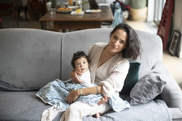 Motherhood, Kropy Różowe, kocyk letni, dwustronny, 80-100 cm