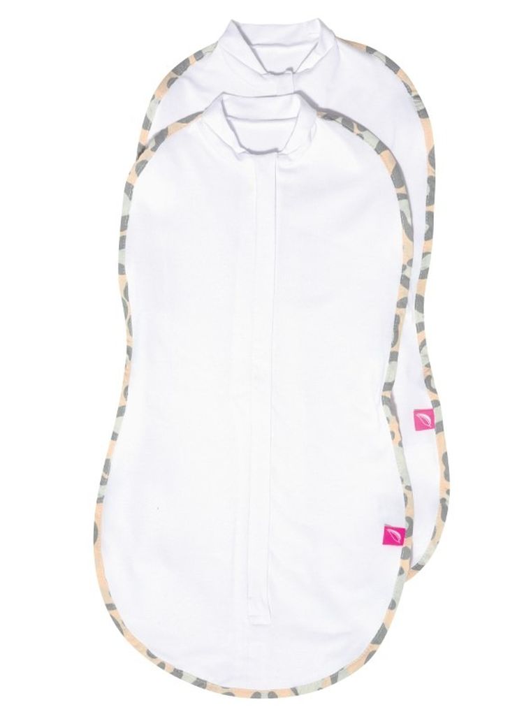 Motherhood, Ocelot Łososiowy, Zip&Swaddle, otulacz, rozmiar 1, 2,5-5 kg, 2 szt.