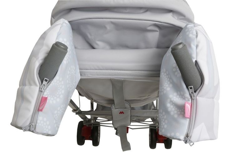 Motherhood, wodoodporne mufki do wózka, 2 szt, drzewka niebieskie