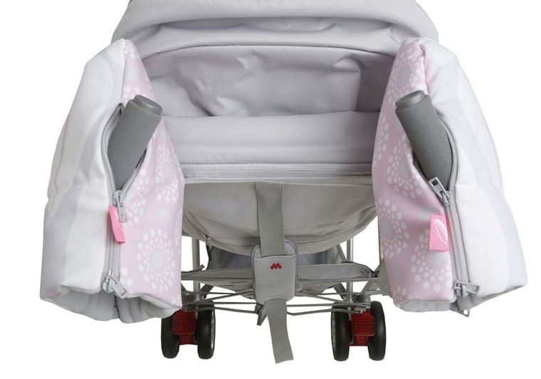 Motherhood, wodoodporne mufki do wózka, 2 szt, drzewka różowe