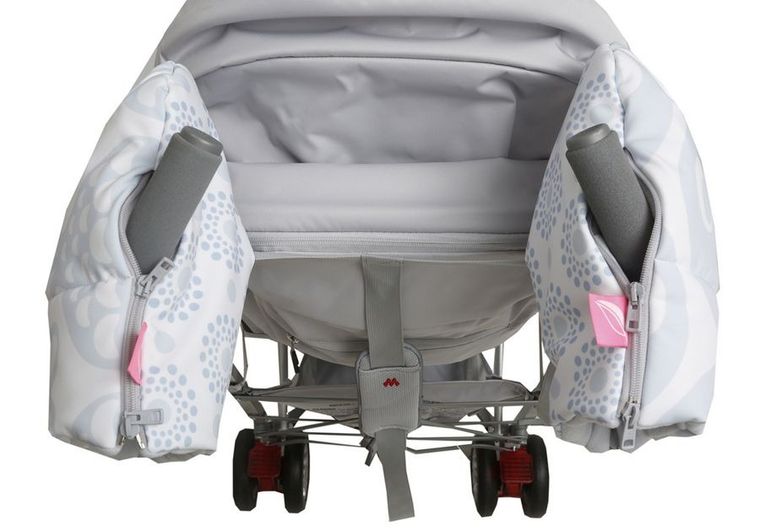 Motherhood, wodoodporne mufki do wózka, 2 szt, rybki niebieskie