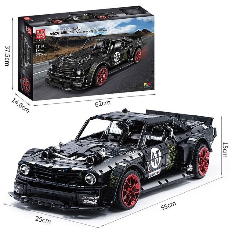 Mould King, Mustang, klocki, 3201 elementów