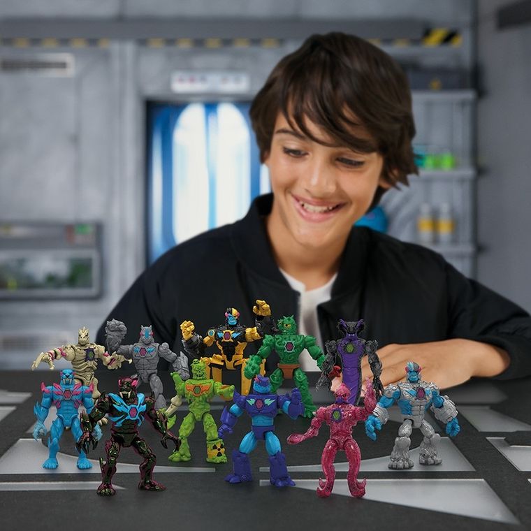 Mr Beast Lab, Hybrids, Hyper Fusion, kolba z figurką mutanta