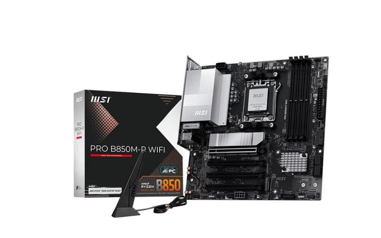 MSI, płyta główna, PRO B850M-P WIFI AM5 4DDR5 ATX