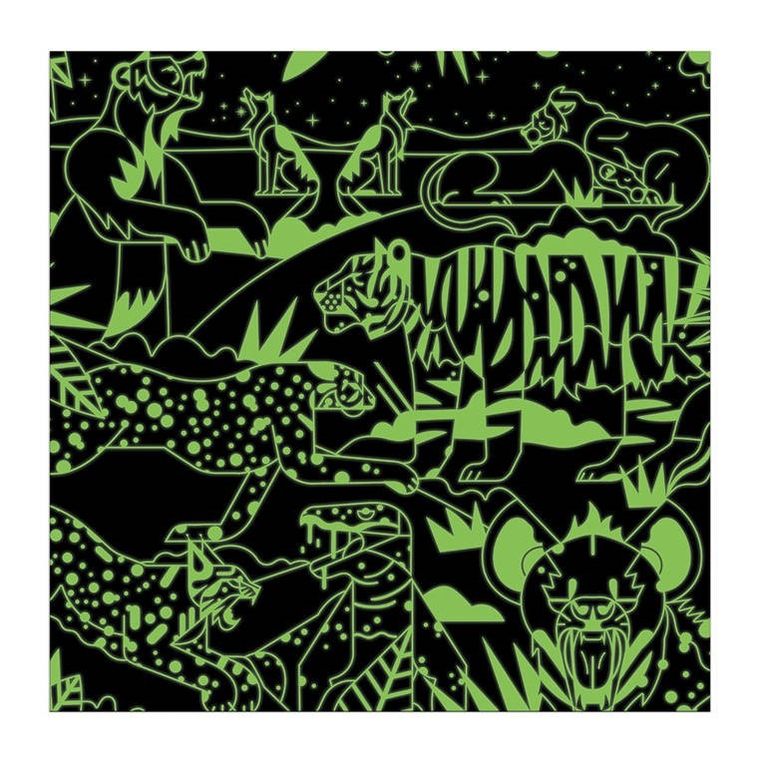 Mudpuppy, Drapieżniki, puzzle świecące w ciemności, 500 elementów