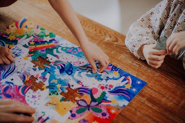 Mudpuppy, Magiczne jednorożce, puzzle, 100 elementów