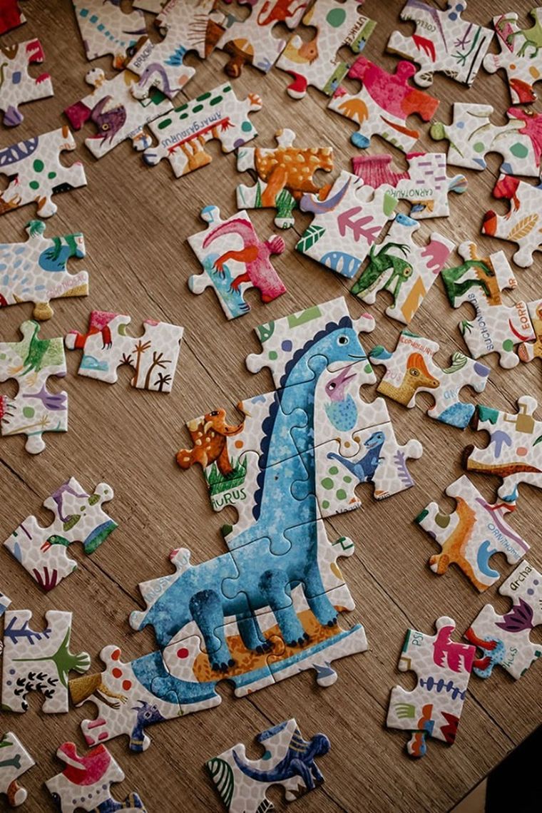 Mudpuppy, Potężne dinozaury, puzzle, 100 elementów
