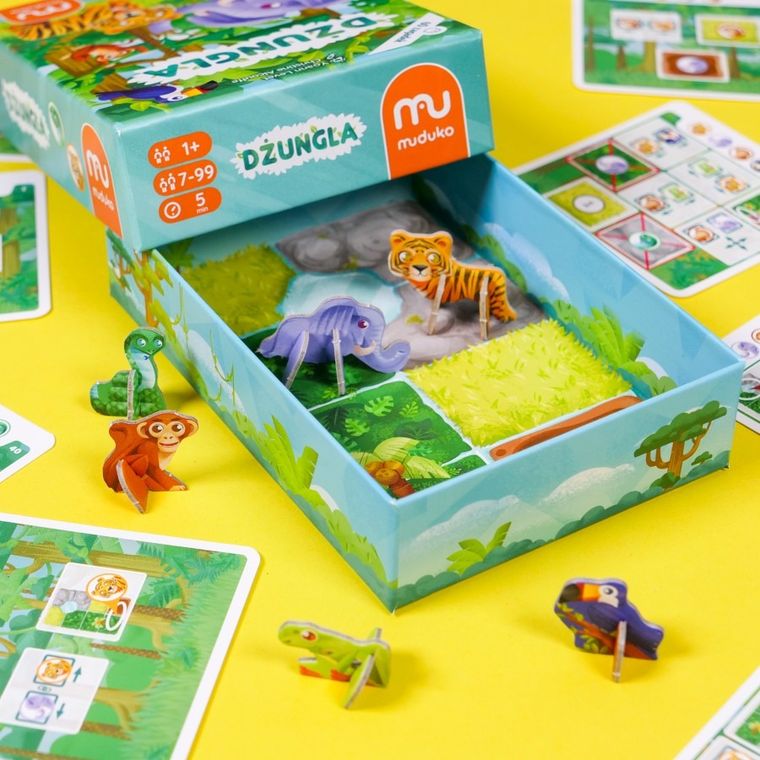 Muduko, Dżungla, 60 zagadek, gra logiczna
