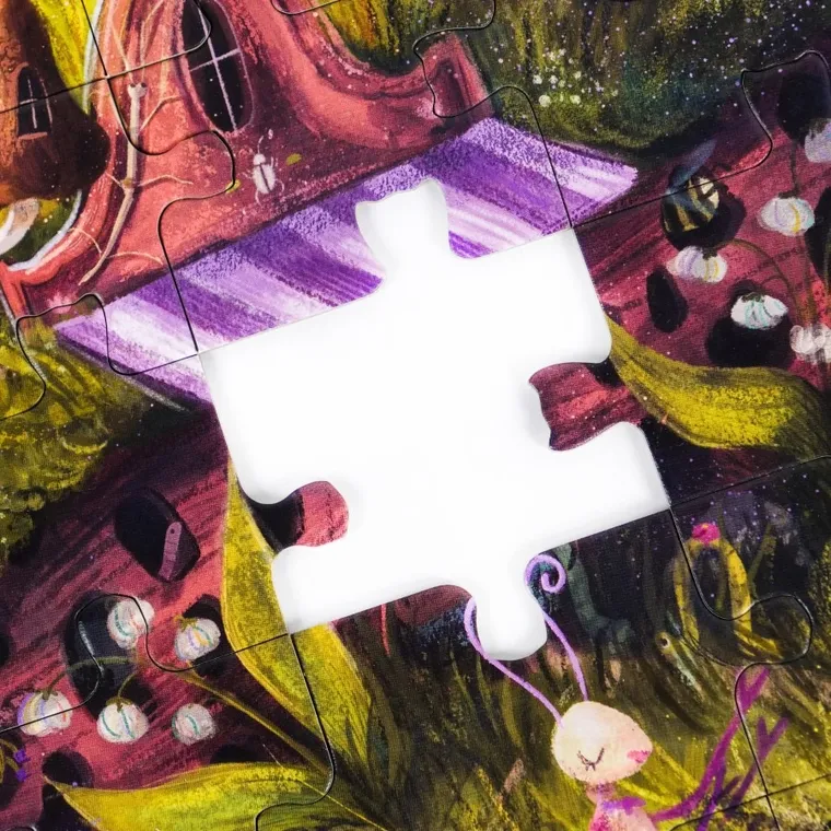 Muduko, Przygody robaczków, ekopuzzle z zadaniami, 48 elementów