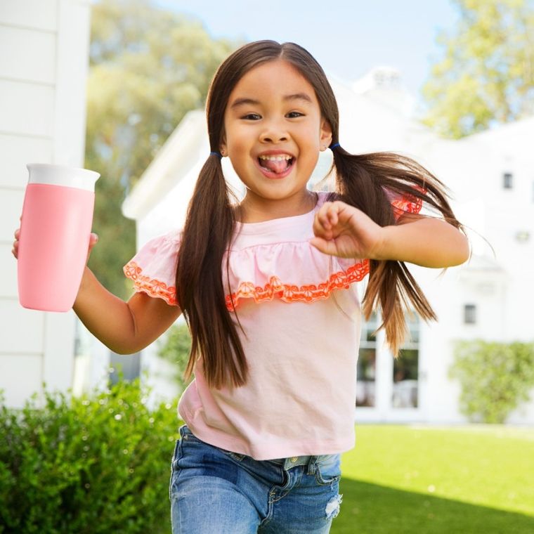 Munchkin, Miracle 360°, kubek, różowy, 296 ml