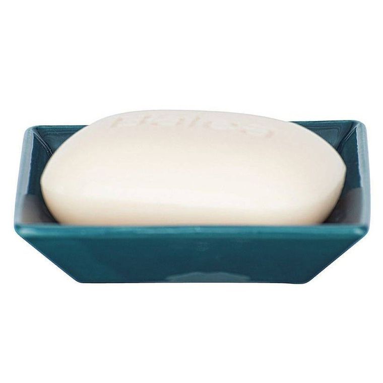 Mydelniczka z wzorami w stylu rustykalnym, ceramiczna