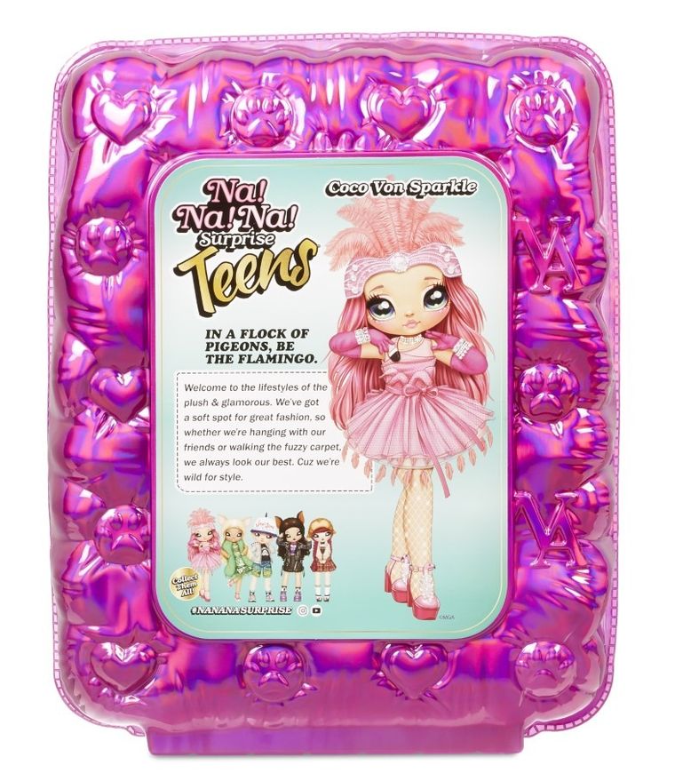 Na! Na! Na! Surprise Teens, Coco Von Sparkle, lalka, 28 cm