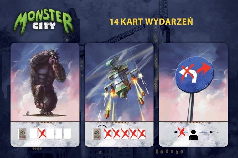 Nasza Księgarnia, Monster City, rodzinna gra karciana