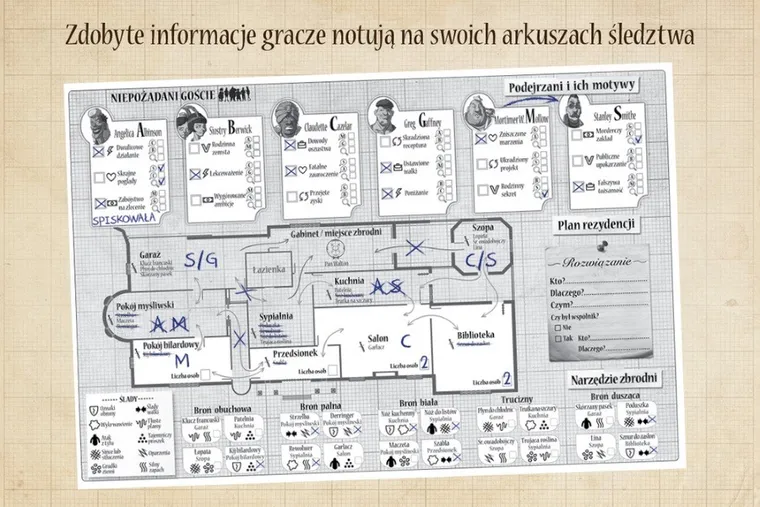 Nasza Księgarnia, Niepożądani goście, gra detektywistyczna