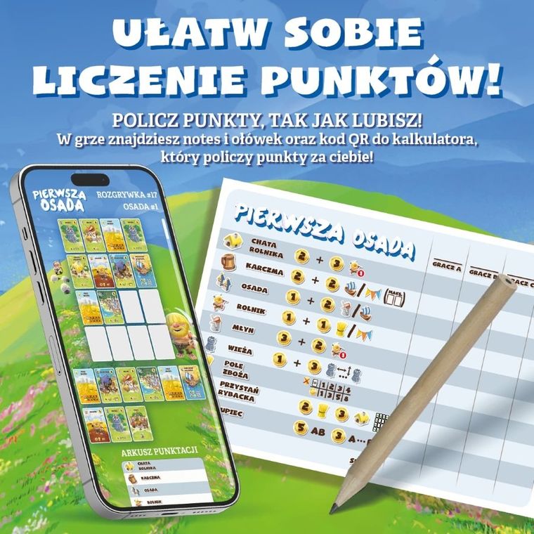 Nasza Księgarnia, Pierwsza Osada, gra karciana