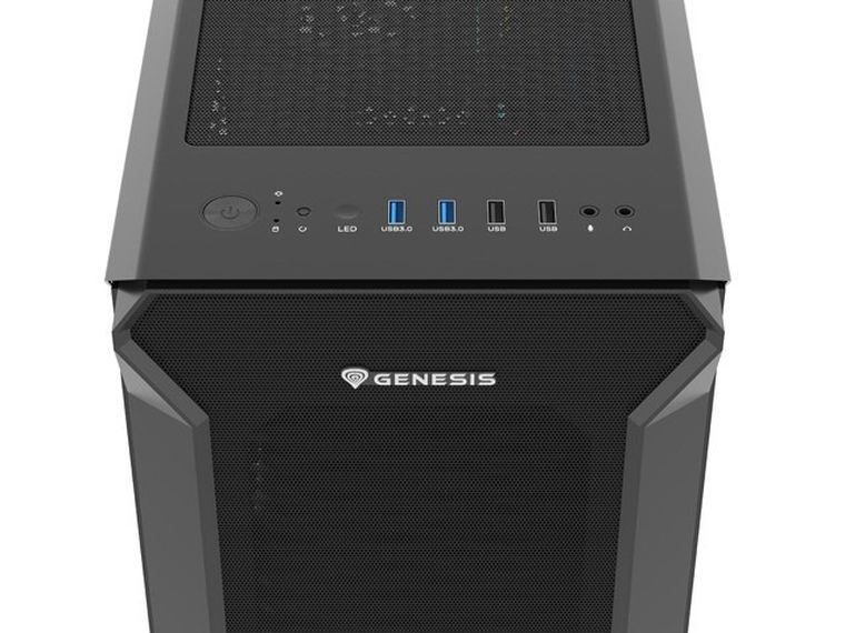 Natec, Genesis Irid 505F, obudowa komputerowa z oknem, USB 3.0