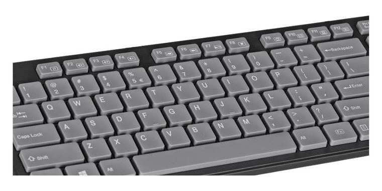 Natec, klawiatura, Discus 2 Us, Slim, czarna, NKL-1829