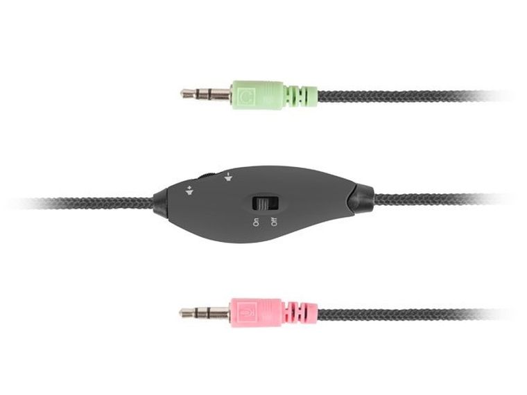 Natec, słuchawki z mikrofonem, Rhea NSL-1452, czarne