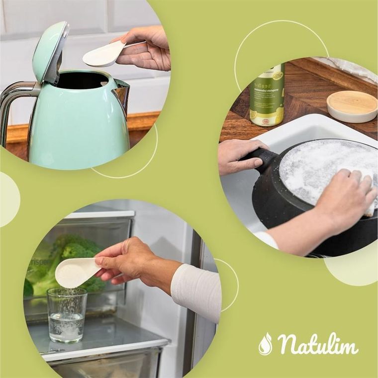 Natulim, Citric Acid, ekologiczny środek czyszczący do powierzchni uniwersalnych, 0,5 kg